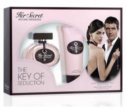 Coffret Her Secret Feminino EDT 80ml + Body Lotion 100ml Coffret Her Secret Feminino EDT 80ml + Body Lotion 100ml