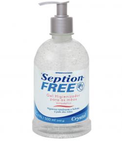 Gel Higienizador para Mãos Septionfree Crystal Fiorucci 500ml Gel Higienizador para Mãos Septionfree Crystal Fiorucci 500ml