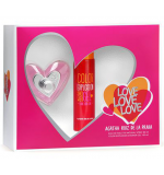 Coffret Love Love Love Feminino EDT 80ml + Shower Gel 100ml Coffret Love Love Love Feminino EDT 80ml + Shower Gel 100ml