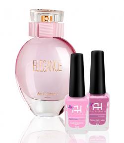 Kit Elegance Feminino Deo Colônia 80ml + 2 Esmaltes Kit Elegance Feminino Deo Colônia 80ml + 2 Esmaltes