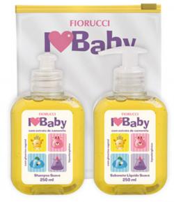 Kit I Love Baby Fiorucci Shampoo Baby 250 ml + Sabonete líquido Baby 250 ml Kit I Love Baby Fiorucci Shampoo Baby 250 ml + Sabonete líquido Baby 250 ml