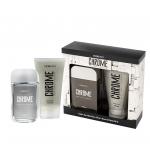 Kit Chrome Fiorucci Masculino Deo Colônia 100ml + Shower Gel 150ml Kit Chrome Fiorucci Masculino Deo Colônia 100ml + Shower Gel 150ml